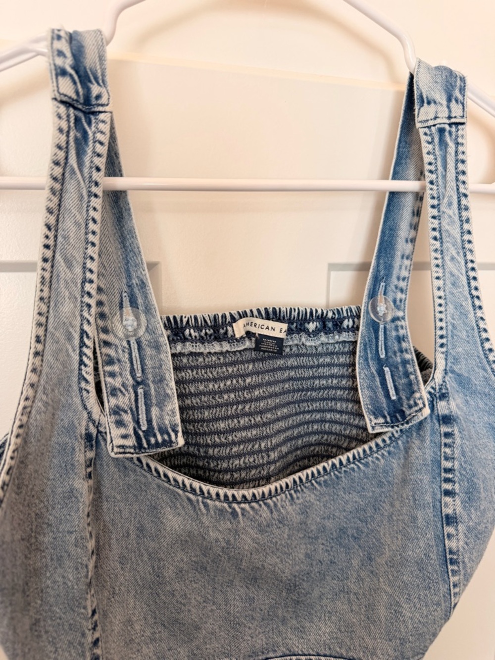 AE Denim Corset Mini Dress - Picture 7 of 8